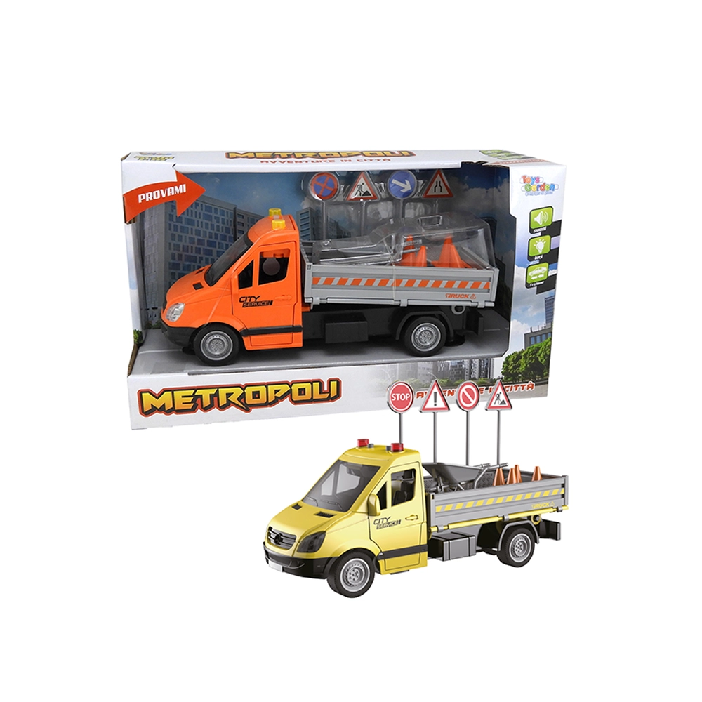 Metropoli - Road Van with Lights and Sound Set - 2 pcs