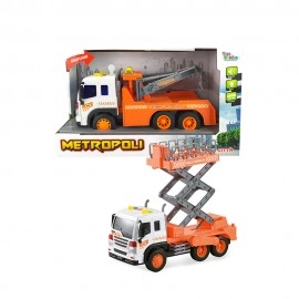 Metropoli - Roadside Rescue Vehicles with Lights and Sound Set - 2 pcs