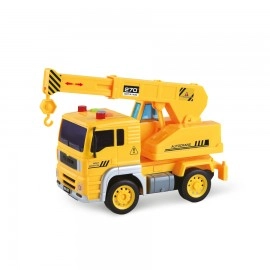 Metropoli - Construction Site Vehicles with Lights and Sound Set - 4 pcs
