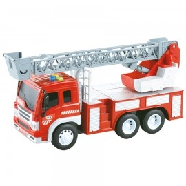 Metropoli - Fire Rescue Vehicles with Lights and Sound Set - 2 pcs