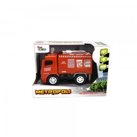 Metropoli - Assorted Vehicles with Lights and Sound Set - 5+1 pcs