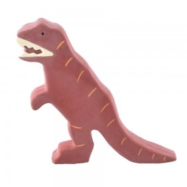 Natural Rubber Baby Teether - Baby Dino T-Rex