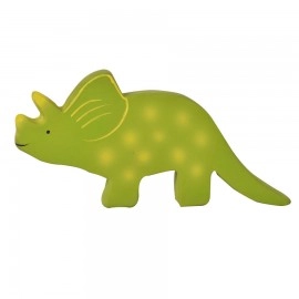 Natural Rubber Baby Teether - Baby Dino Triceratops