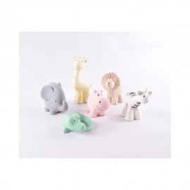 My First Zoo - Organic Rubber Baby Teether Display - 12 pcs