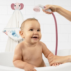 Elephant Baby Shower Bath Set - Pink