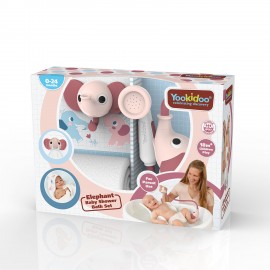 Elephant Baby Shower Bath Set - Pink